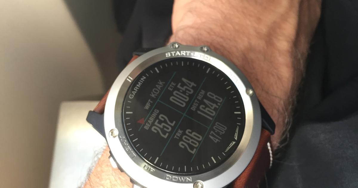 Garmin’s D2 Bravo is a serious smartwatch with a strong set of aviation functions.