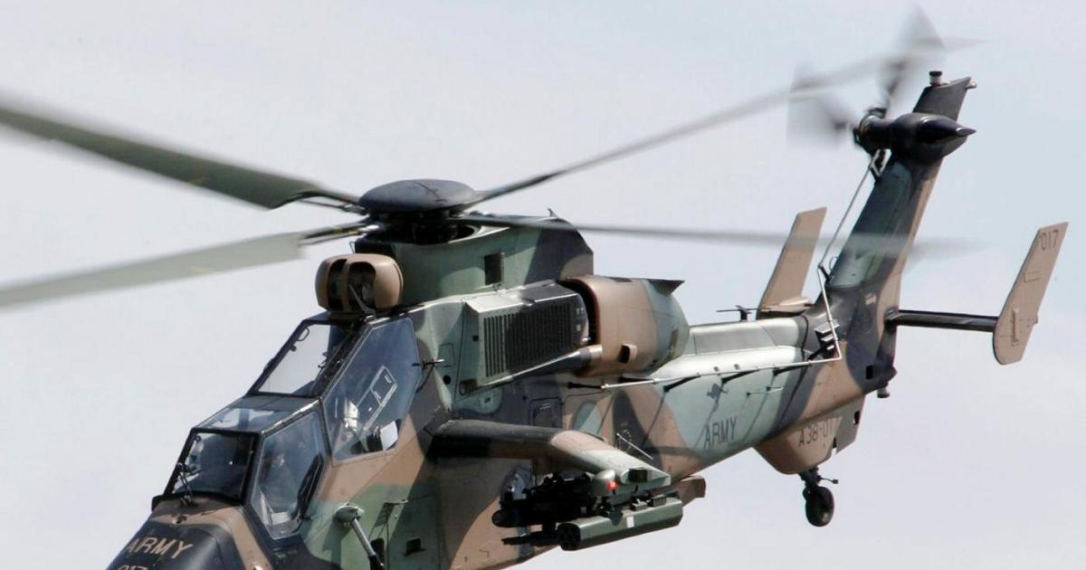 Australia has joined a European team looking at a possible upgrade for the Tiger attack and reconnaissance helicopter. (Photo: Australian Defence)