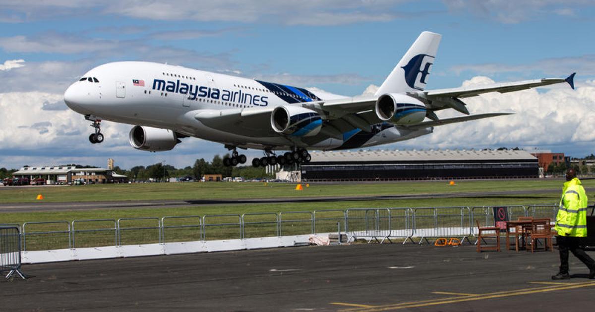 Two of Malaysia Airlines' six Airbus A380s now sit idle. (Photo: Airbus)