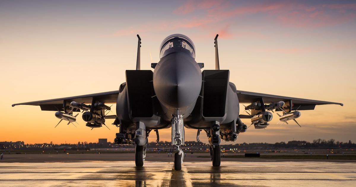 Boeing 'Advanced F-15' fighter, similar to the new F-15SA for Saudi Arabia, is shown in multi-role configuration. (Photo: Boeing)