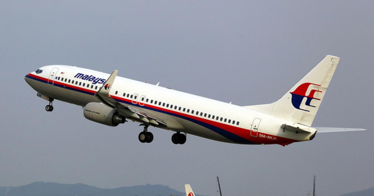 A Malaysia Airlines Boeing 737-800 takes off from China’s Guangzhou Baiyun International Airport. (Photo: Flickr: <a href="http://creativecommons.org/licenses/by-sa/2.0/" target="_blank">Creative Commons (BY-SA)</a> by <a href="http://flickr.com/people/byeangel" target="_blank">byeangel</a>)