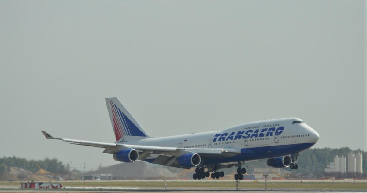 Transaero is the only Boeing 747 operator in Russia for passenger services. 