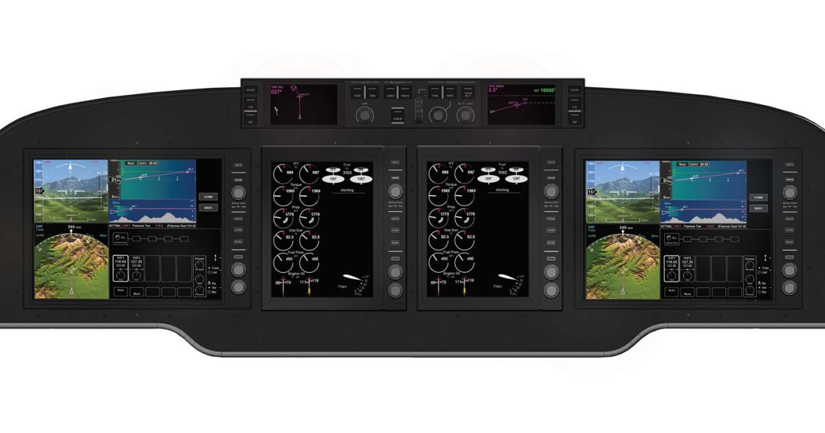 The Sandel Avionics Avilon flight deck for King Airs offers a number of unique safety features and a guaranteed fly-away price of $175,000.