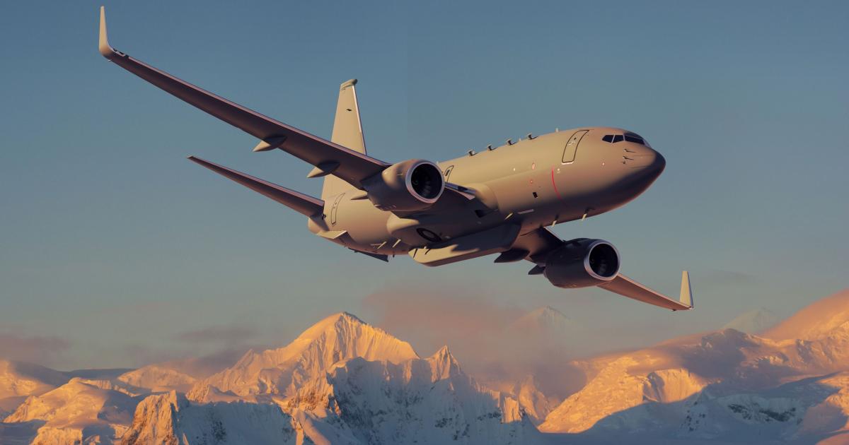Boeing's proposal for the U.S. Air Force's JStars recapitalization program is based on the 737-700. (Image: Boeing)