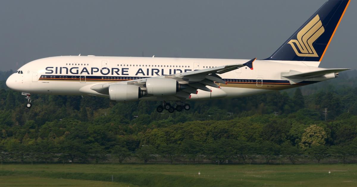 Singapore Airlines and Lufthansa Airlines both fly Airbus A380s.