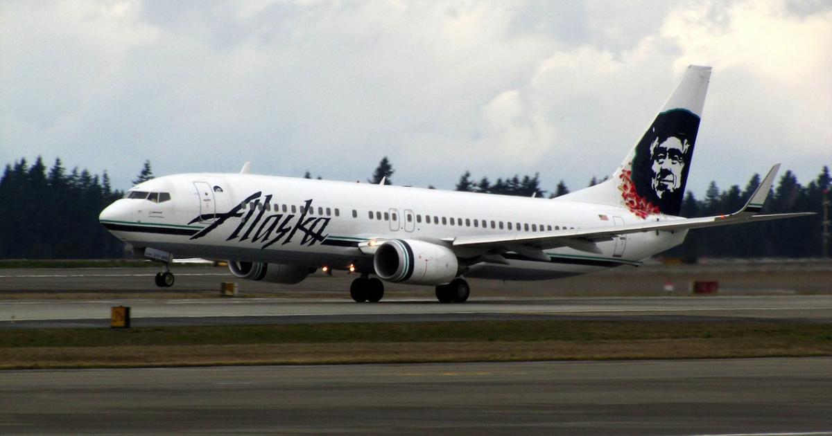 An Alaska Airlines Boeing 737-800 takes off from Sea-Tac Airport. (Photo: Flickr: <a href="http://creativecommons.org/licenses/by-sa/2.0/" target="_blank">Creative Commons (BY-SA)</a> by <a href="http://flickr.com/people/redlegsfan21" target="_blank">redlegsfan21</a>)