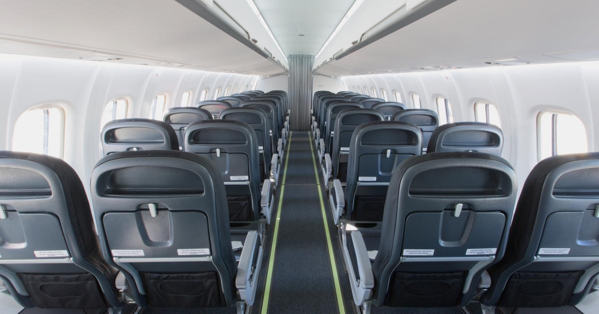 The interior of the ATR 72-600 can now hold up to 78 passenger seats.