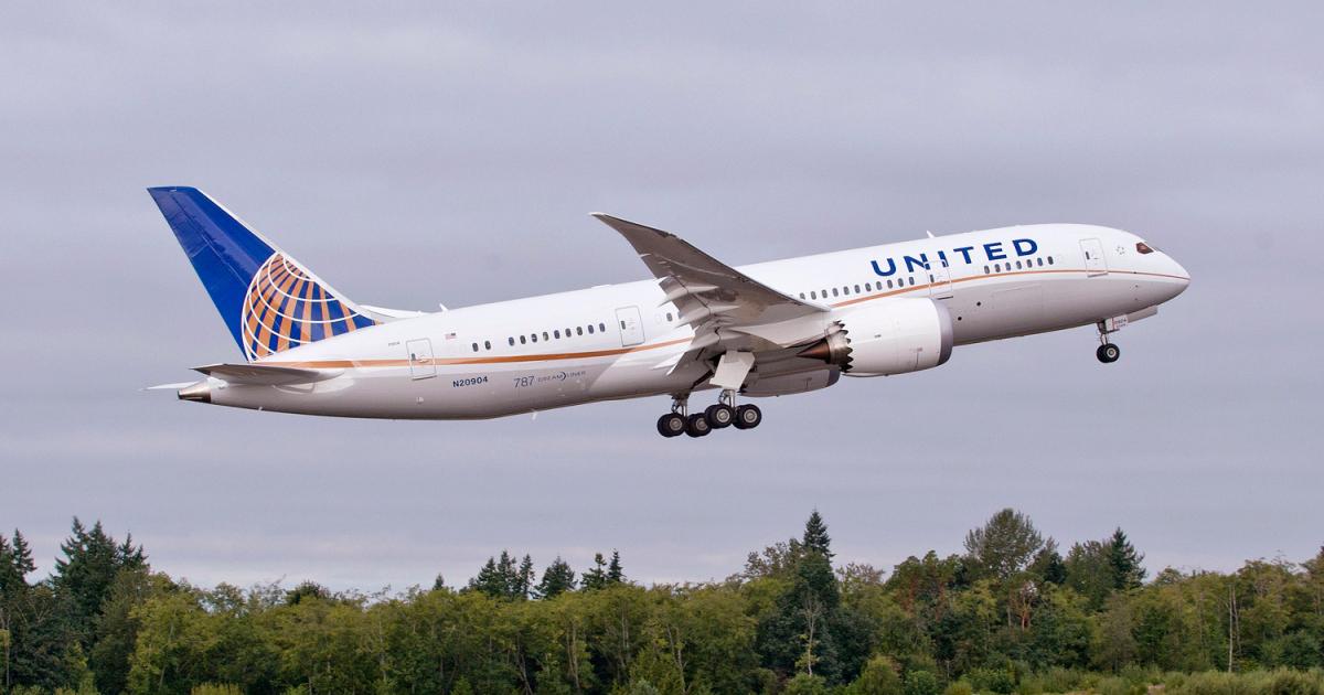 United Airlines is using its new Boeing 787-9s to develop services to Chinese cities such as Chengdu. [Photo: Boeing]