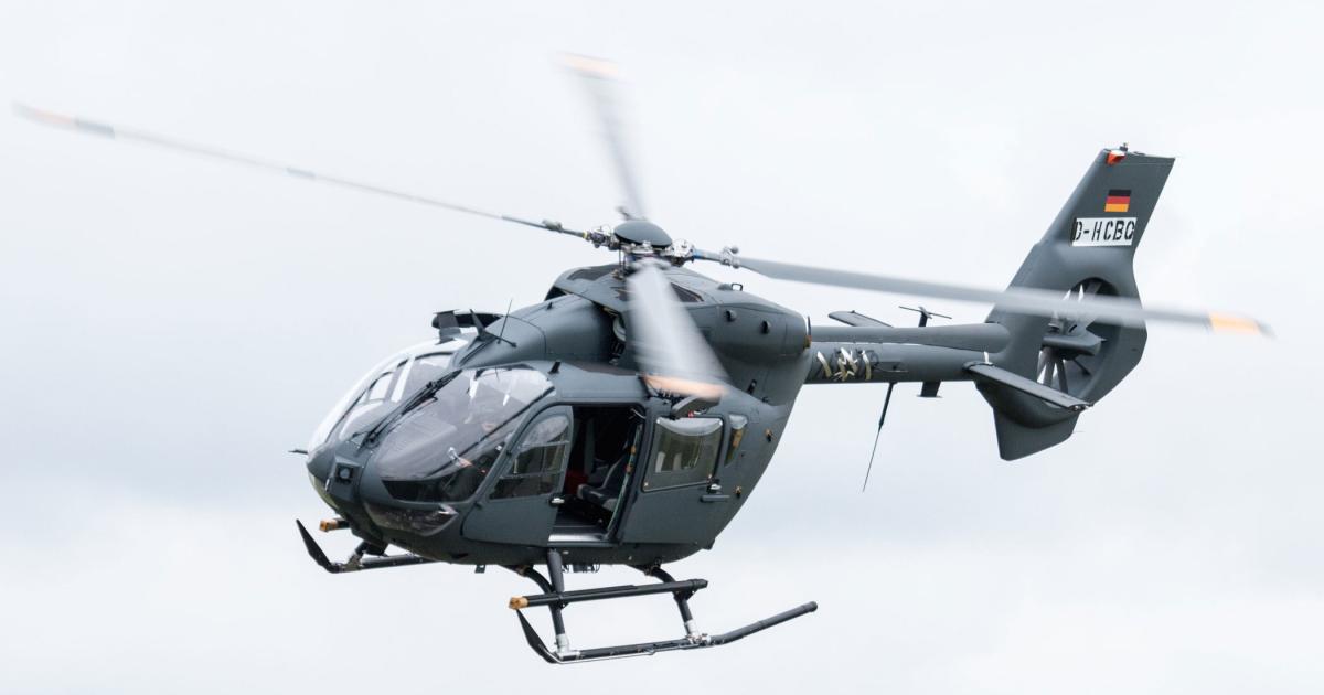 The German Army is taking delivery of the first two of 15 H145Ms that it ordered two years ago. (Photo: Airbus Helicopters)