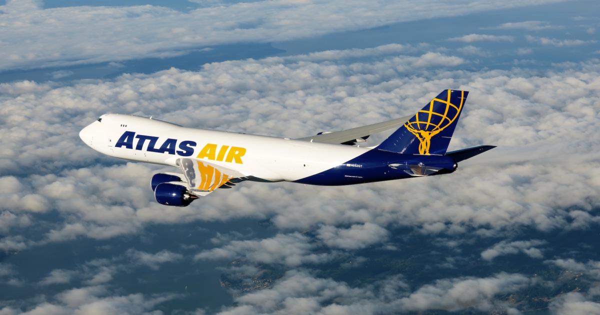 Atlas Air operates a fleet of Boeing 747-8 and 747-400 freighters. Its parent company is the majority owner of Polar Air. (Photo: Atlas Air)