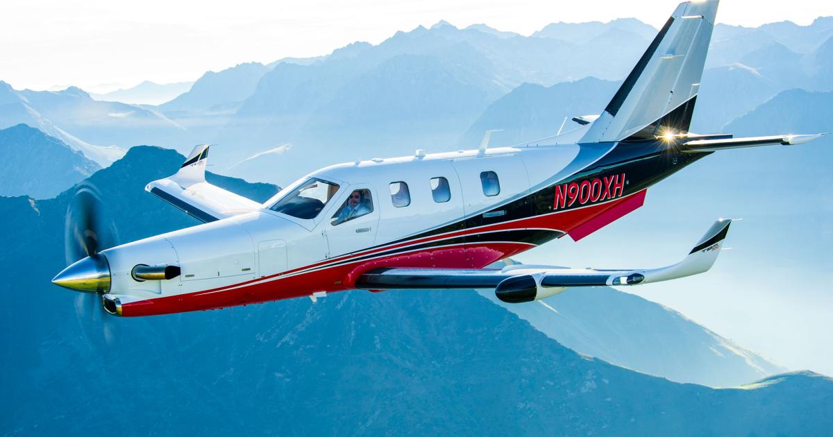 In 2015, Daher’s airplane business unit delivered 55 TBM 900 turboprop singles. This was a 10-percent increase over 2014 and second only to the 2008 peak when 60 TBM 850s were delivered to customers. (Photo: Daher)