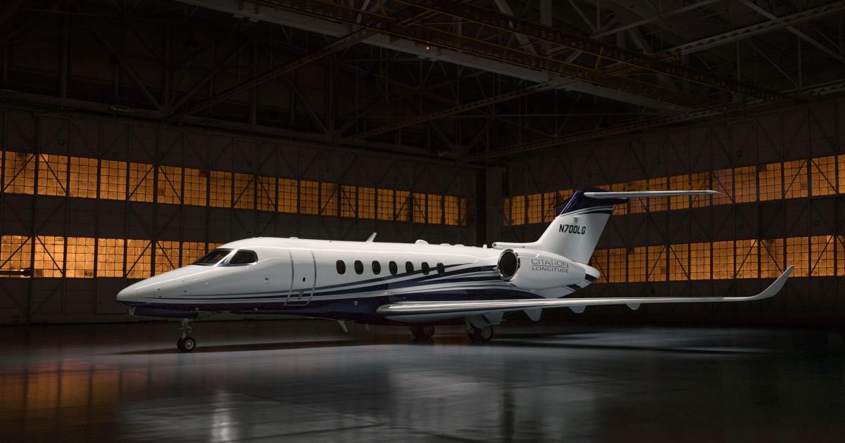 Cessna's Citation Longitude will be the first Citation to be manufactured at Beech Field since Textron acquired Beechcraft and its facilities in early 2014. The large-cabin jet will be built in the same plant that produces King Airs, Barons and Bonanzas at what is now known as Textron Aviation's East Campus.