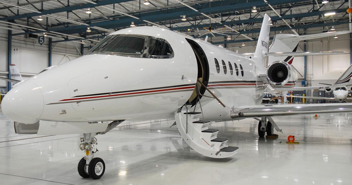 NetJets added the first of two demonstrator Cessna Citation Latitudes into its fleet and will begin a U.S. demonstration tour of the midsize jet on January 29 at Chicago Palwaukee Airport. (Photo: NetJets)