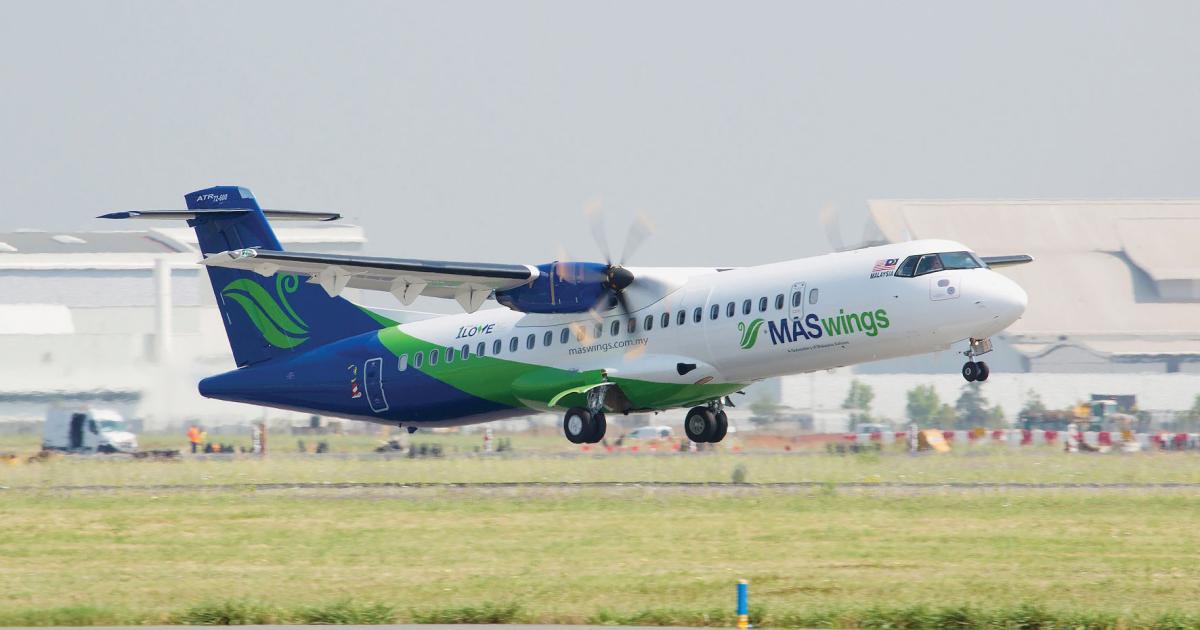 Founded in 2007, MASwings is a division of Malaysia Airlines operating 20 ATR twin turboprops.
