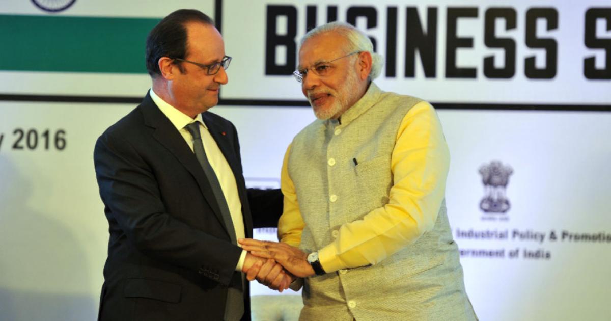 Prime Minister Narendra Modi reaffirmed India’s intention to acquire Rafale fighters from Dassault and military helicopters from Airbus, in talks with President François Hollande.