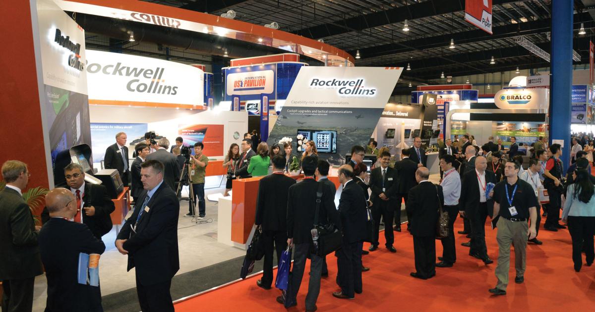 Organized by Kallman Worldwide, the U.S. Pavilion at the Singapore Airshow 2016 will consolidate exhibits for almost 70 American manufacturers and service providers. Two U.S. states–Florida and Oklahoma–also are participating. The U.S. Pavilion opens this morning at 11:45 with a visit from U.S. Ambassador to the Republic of Singapore Mark Wagar.