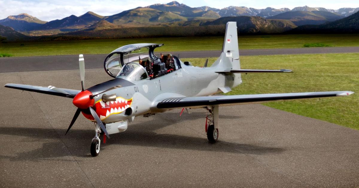 Indonesia’s air force has ordered 16 Embraer A-29 Super Tucano light-attack turboprops.