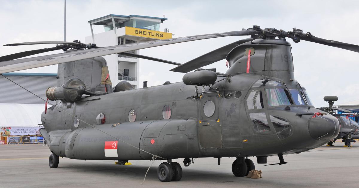 Some 55 years after its first flight, Boeing’s CH-47 heavy-lift helicopter remains in production. If the parties conclude a proposed deal, as many as eight more soon may be going to Indonesia, Boeing’s Jeff Kohler acknowledged yesterday at Singapore Airshow 2016.