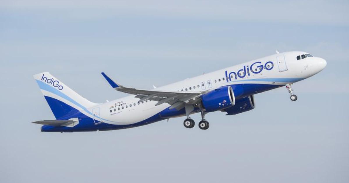 Indian low-fare carrier IndiGo recently took delivery of its first Airbus A320neo. It has placed orders for 530 Airbus narrowbodies and accounts for a large portion of the need for Indian training capacity. (Photo: Airbus)