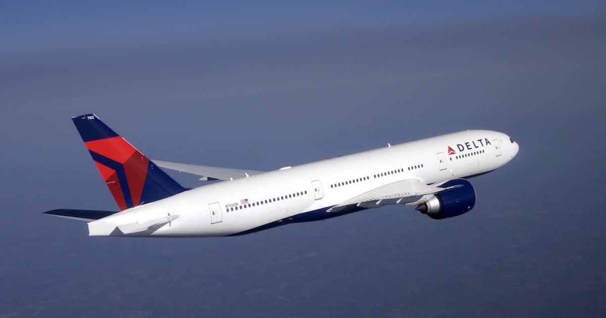 Delta Air Lines plans to begin nonstop Boeing 777-200 service between Los Angeles and Beijing on December 16, pending U.S. and Chinese government approval. Air China remains the only other carrier to fly the route. (Photo: Delta Air Lines)