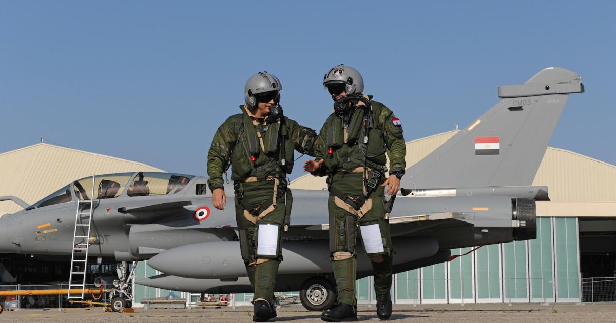 Egypt, the first export customer of the Dassault Rafale, has received six fighters, and production is ramping up. (Photo: Dassault Aviation)