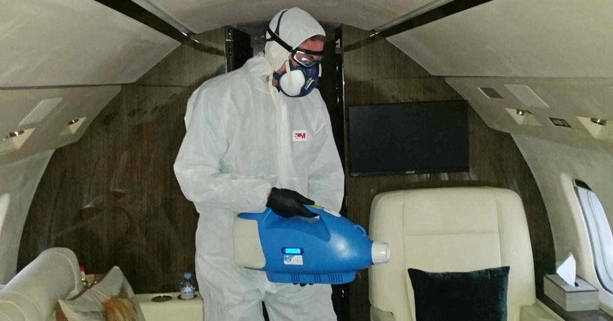 UK aircraft detailer Up & Away can treat aircraft cabins with an approved pesticide to protect against insect-borne diseases like the Zika virus.