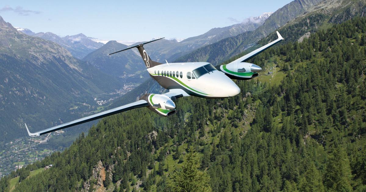 Turboprops led the gains in flying in February.