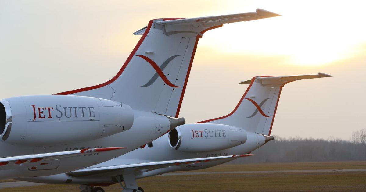 JetSuiteX begins scheduled service from Burbank to Concord, Calif., and Concord to Las Vegas after the inaugural trip on April 19. 
