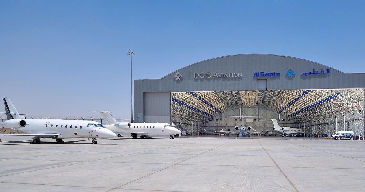 A joint venture between DC Aviation and local business conglomerate Al Futtaim, DCAF is well into plans to add a second hangar, scheduled to join this one around mid-year 2017 at its DWC airport location in Dubai. 
