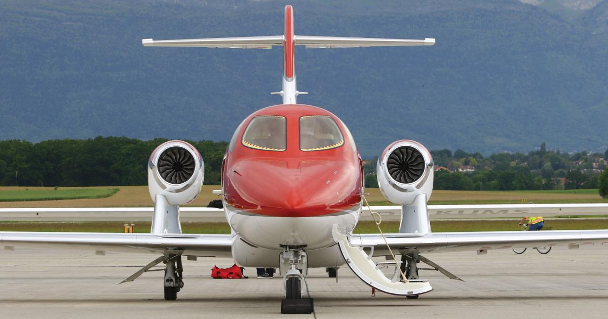 Though a light jet “by the numbers,” the HondaJet flies like it is much larger.