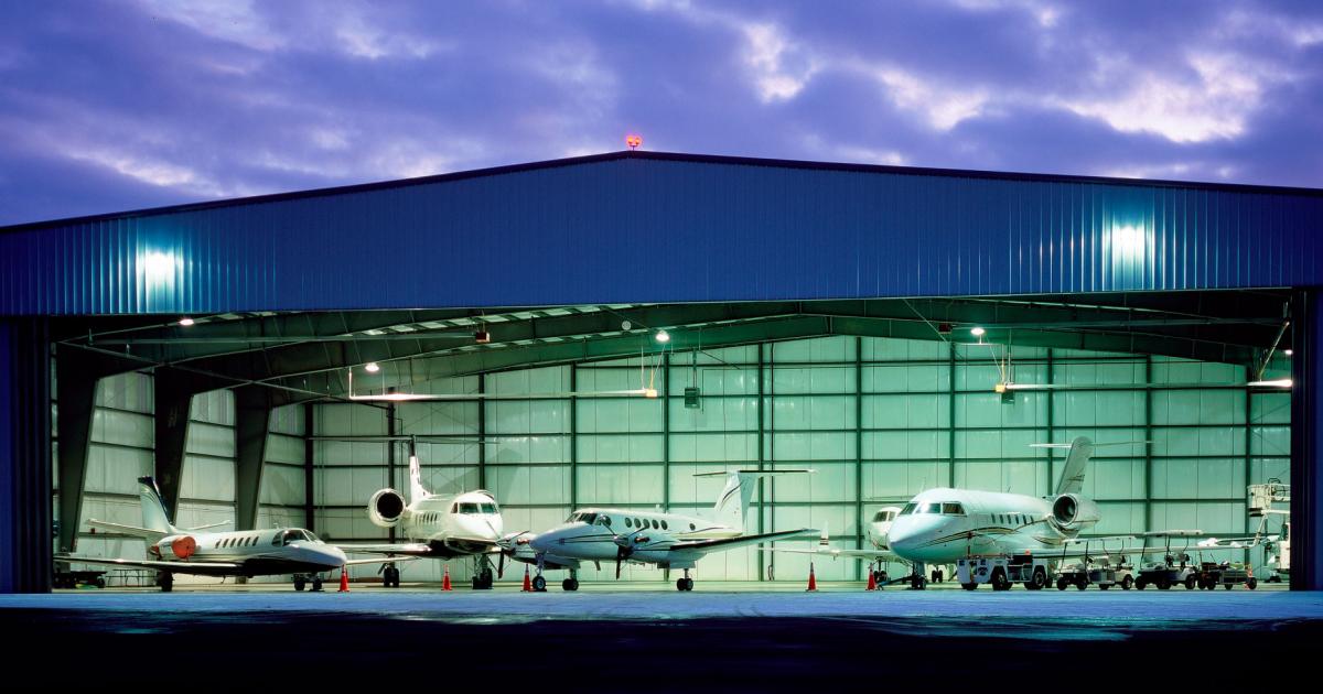 The soon-to-be former Black Canyon Jet Center has a heated 50,000 sq ft hangar capable of sheltering the latest big business jets.
