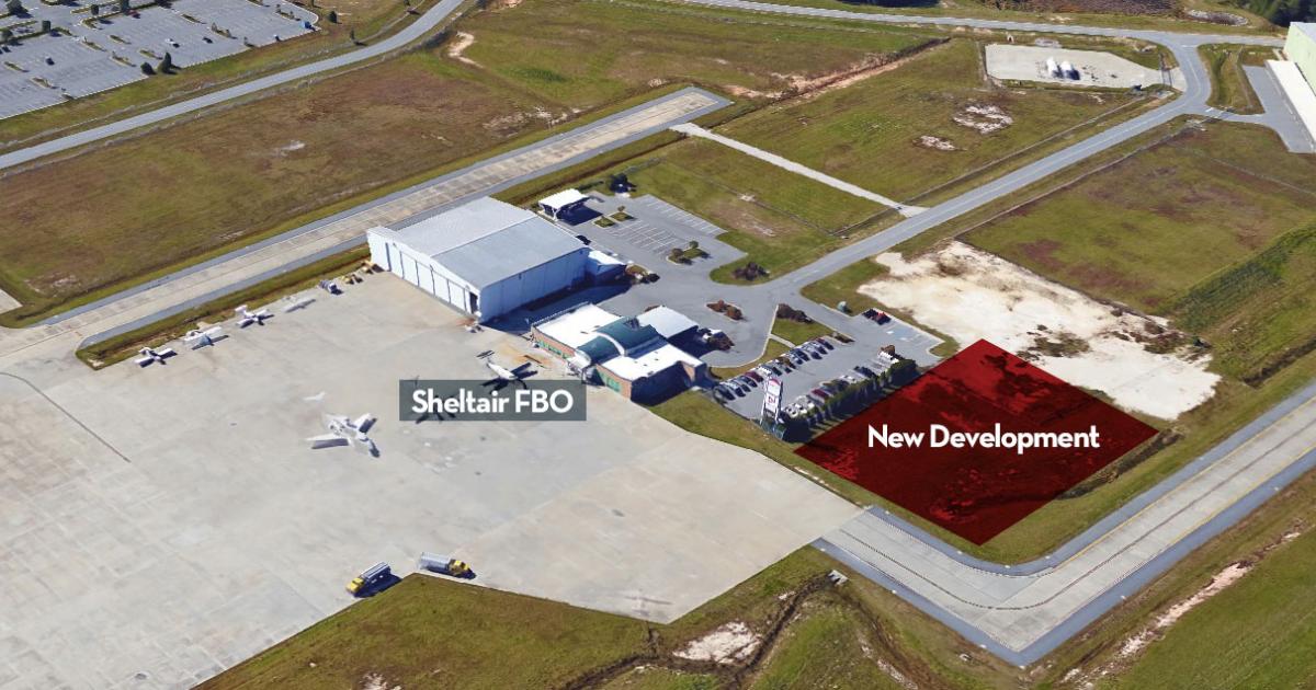 Sheltair expects its new 25,000-sq-ft hangar at Savannah Hilton Head International Airport to be completed by year-end.