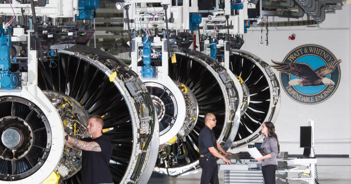 Pratt & Whitney has pledged to build enough PW1100G geared turbofans (GTFs) to support at least 56 Airbus twinjet deliveries by year end.
