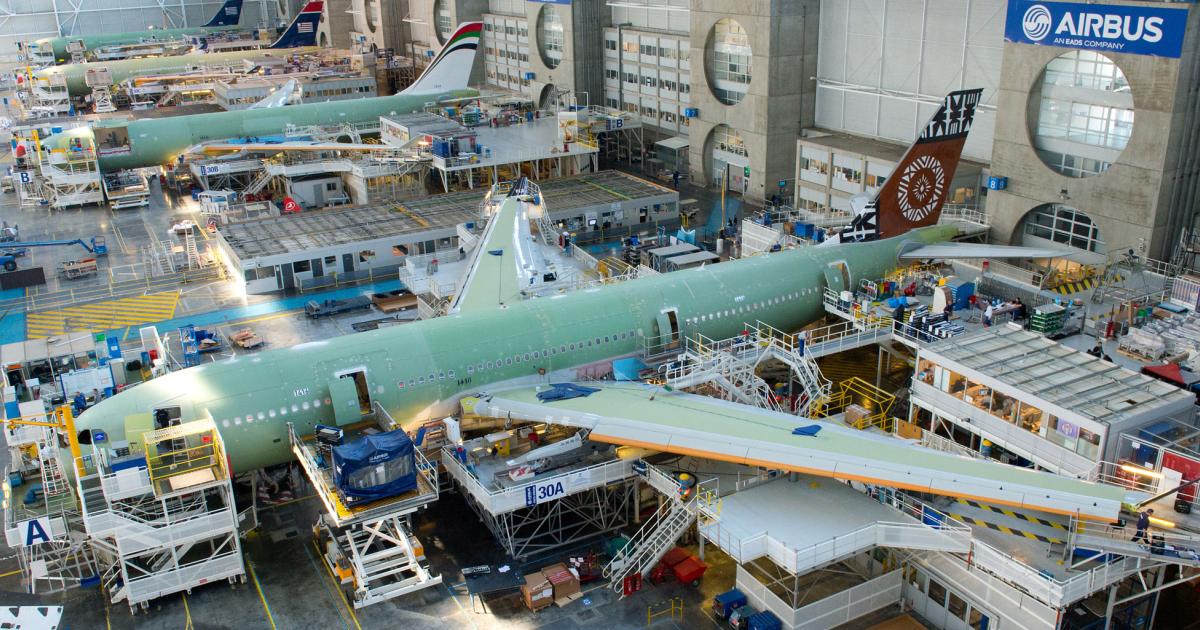 Later this year the first A330neo will enter the final assembly area. 
