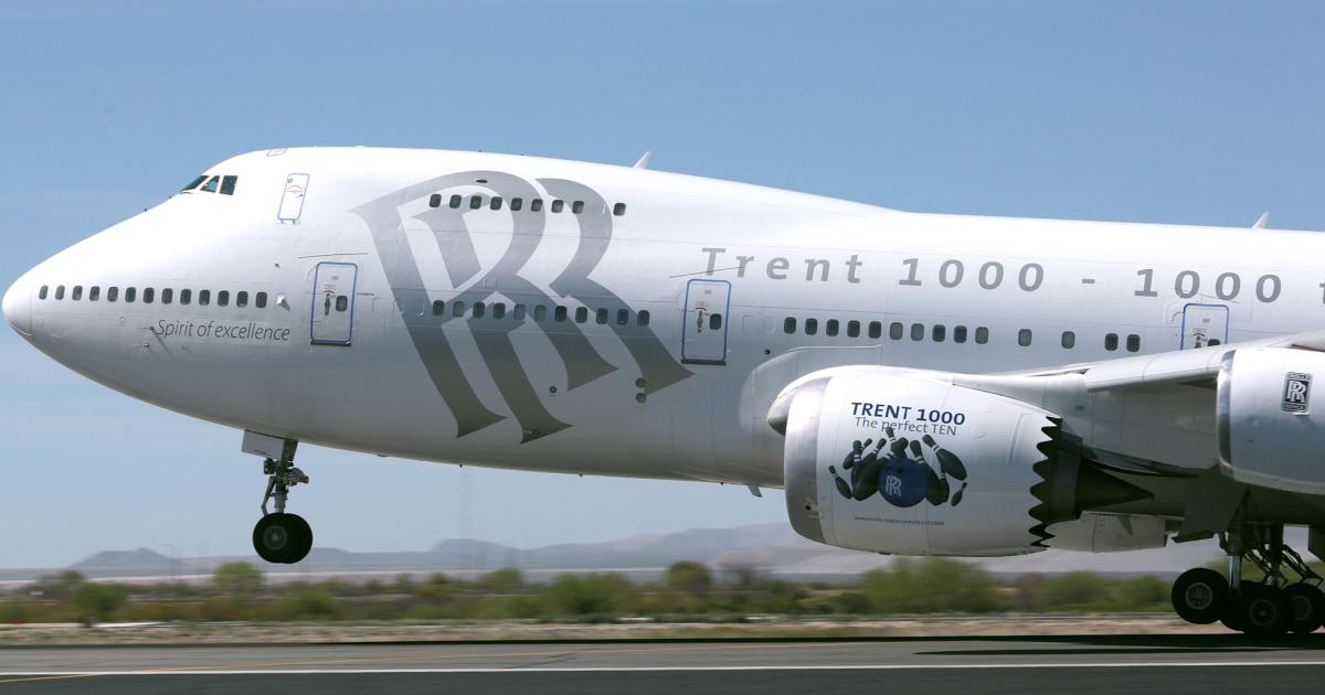 By late June, the Rolls-Royce Trent 1000-TEN had recorded more than 200 flying hours during 39 flights in “a very challenging program.”