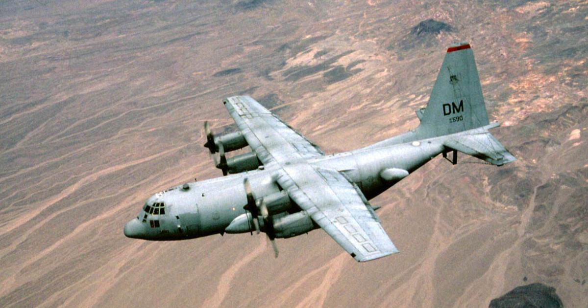 The EC-130H Compass Call electronic warfare aircraft entered service in the early 1980s. (Photo: U.S. Air Force)