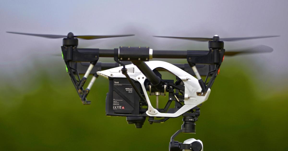 The DJI Inspire 1 quadcopter is thus far the leading small drone used by commercial exemption holders. (Photo: DJI)