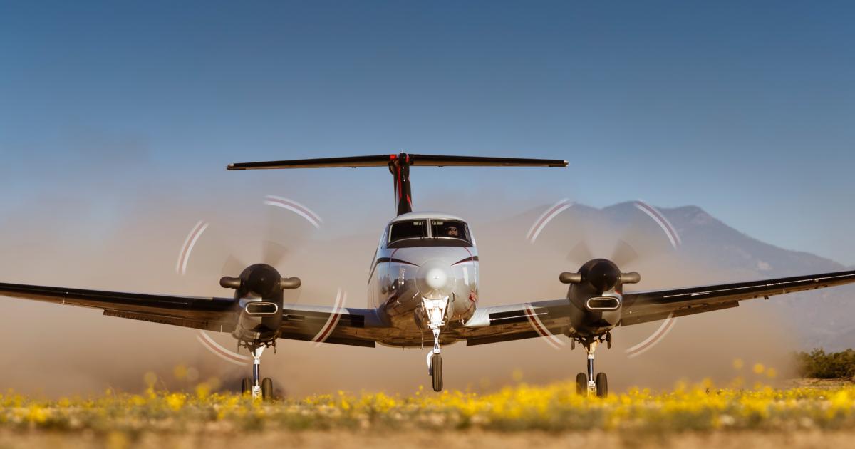 While overall business aviation flying climbed 2.2 percent last month, turboprop activity quite literally took off, rising 4 percent from a year-ago. This gain in turboprop flying was largely due to increased activity in this segment by Part 135 and fractional operators, which logged individual segment gains of 9.5 percent and 8.9 percent, respectively. (Photo: Textron Aviation)