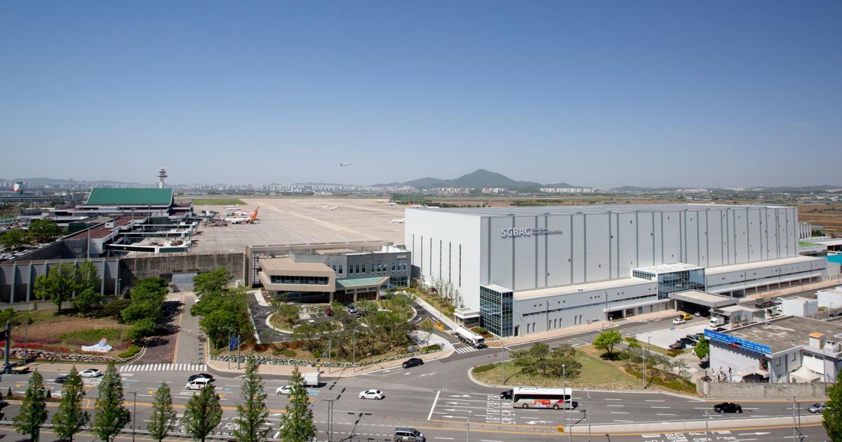 The Seoul Gimpo Business Aviation Center (SGBAC) is South Korea's first purpose-built FBO, and features a hangar large enough to handle eight large cabin business jets at the same time.
