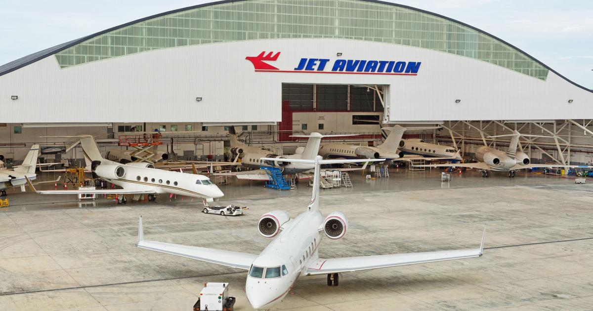 Jet Aviation's Singapore facility can now perform heavy maintenance, modifications, refurbishments and upgrades for aircraft registered in India. (Photo: Jet Aviation)