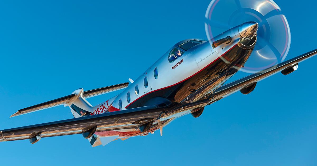 Switzerland-based Pilatus Aircraft has delivered the 1,400th PC-12. The milestone aircraft, a 2016 PC-12NG, went to an undisclosed customer in the U.S. Southwest. The PC-12NG fleet has surpassed one million flight hours, while the entire PC-12 fleet has amassed 5.6 million hours. (Photo: Pilatus Aircraft)