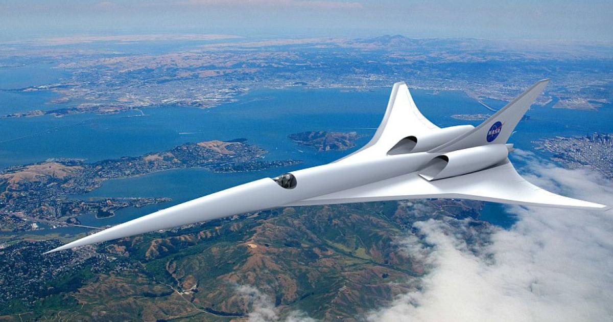 Minimizing or eliminating a supersonic transport’s noise impact is a key component of the high-speed technology’s future success.