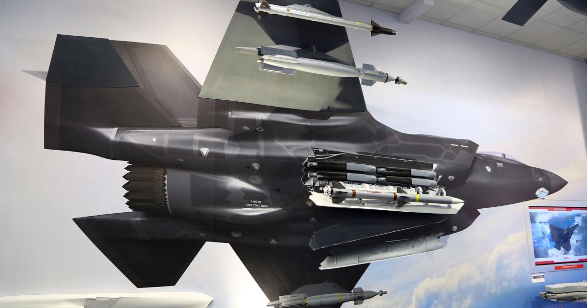 Not all of the F-35’s planned weaponry will be carried in its internal bays.