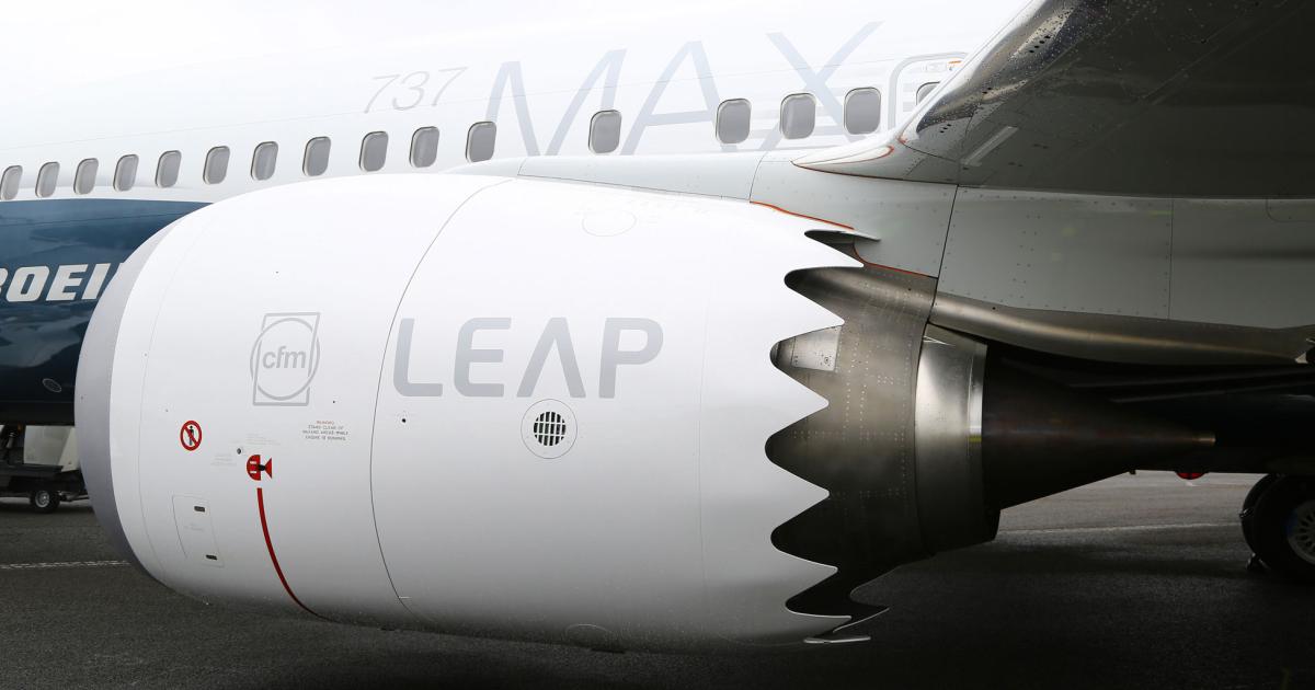 While Boeing has basked in the glow of orders for its 737 Max, engine maker CFM is also beaming with the promise of supplying those aircraft with its LEAP turbofans. 