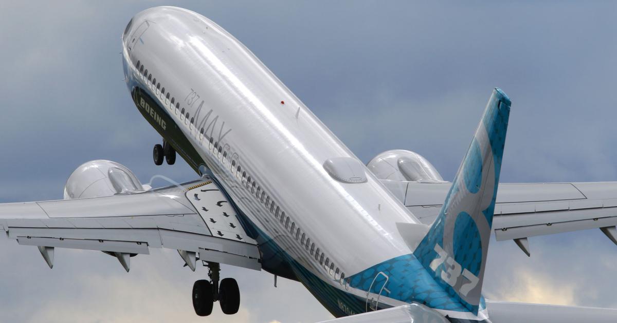 Boeing’s 737 Max is one of the types responsible for $52 billion in sales at this year’s Farnborough show.