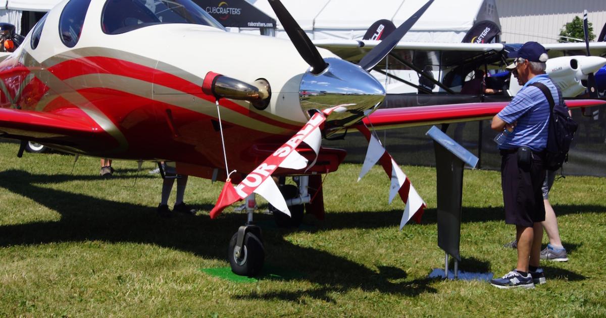 The turbine-powered Evolution is proving popular among kit-airplane buyers. (Photo: Matt Thurber) 