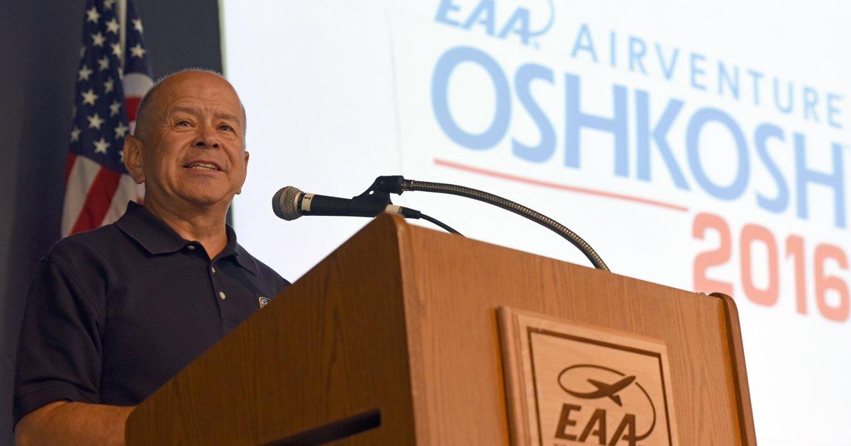 FAA Administrator Michael Huerta made his annual pilgrimage to EAA AirVenture 2016.