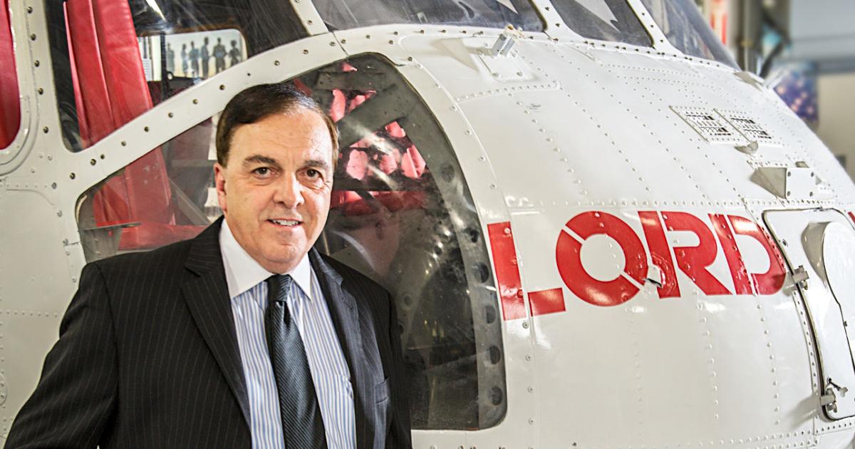 Lord Aerospace and Defense president Bill Cerami is seeking to broaden the aircraft systems group’s portfolio so that it is less dependent on a struggling helicopter sector. It is expanding into areas such as fly-by-wire controls.