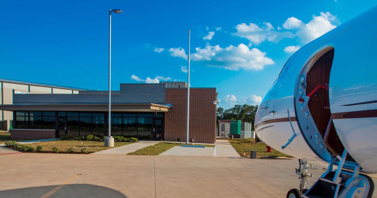 Starting next month, U.S. Customs service will be available at Conroe-North Houston Regional Airport (formerly Lone Star Executive), housed in a newly built 3,300-sq-ft facility.