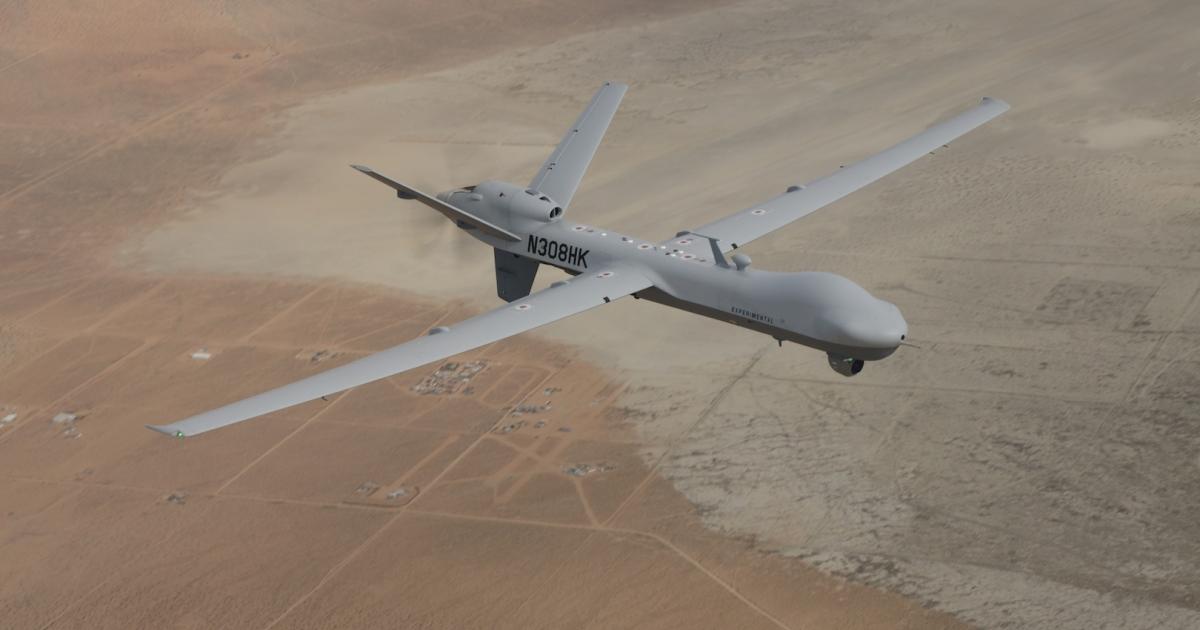 The U.S. Missile Defense Agency is developing the MQ-9 Reaper for ballistic missile defense. (Photo: GA-ASI)